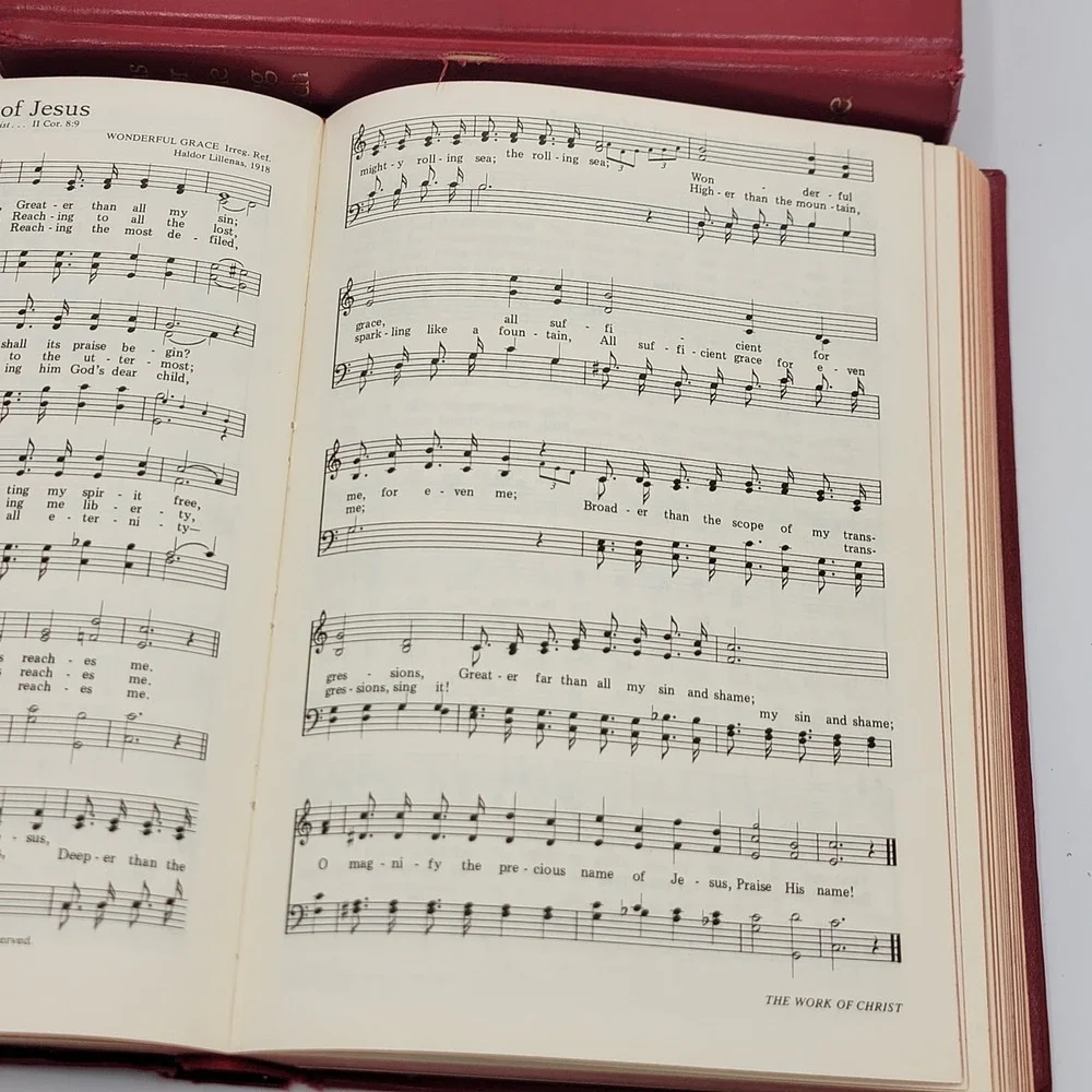 Vtg print 1980 Hymns for the Living Church: Hymnal by Hope Publishing  USA‎ Made